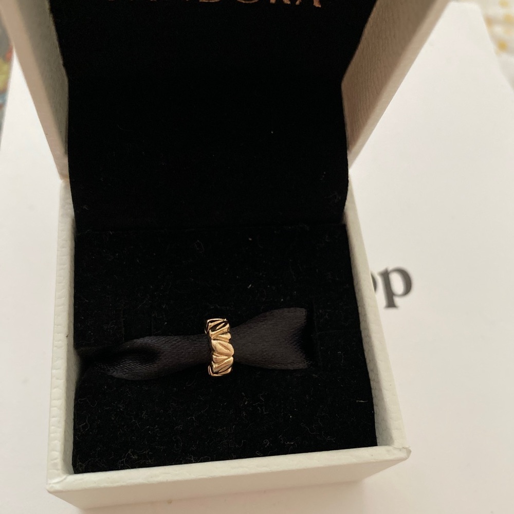 Pandora spacer 14k gold